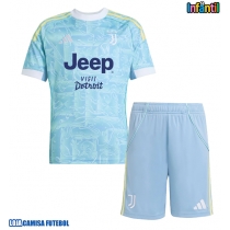 Camisa de Futebol Juventus Equipamento Secundário Infantil 2025-26 Manga Curta (+ Calças curtas)